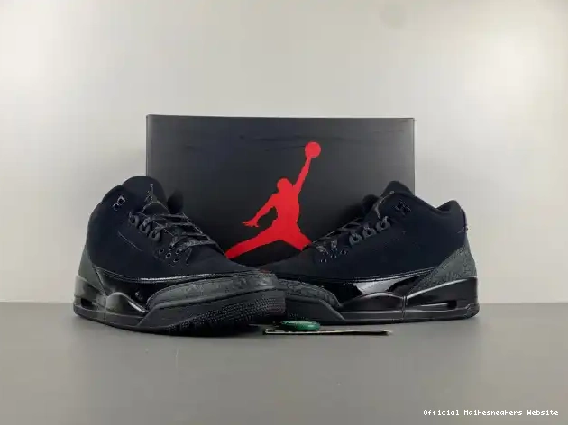 Official Maikesneakers Jordan Air 3 Black Cat CT8532-001 0621